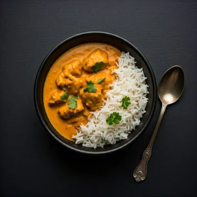 Mini Butter Chicken with Rice