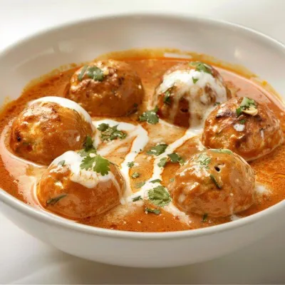 Malai Kofta in Makhana Gravy