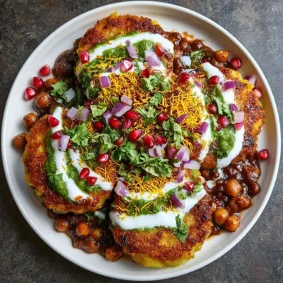 Aloo Tikki Chaat