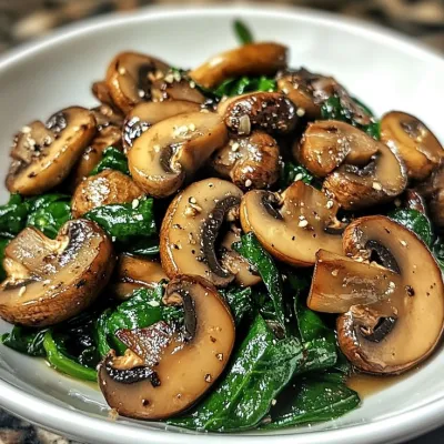 Mushroom & Spinach